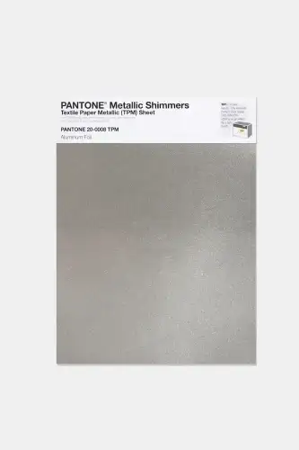 Artikelbild des Artikels “PANTONE® METALLIC SHIMMERS SHEET 20-0008 TPM Aluminum Foil “