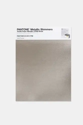 Artikelbild des Artikels “PANTONE® METALLIC SHIMMERS SHEET 20-0019 TPM Iced Pewter “