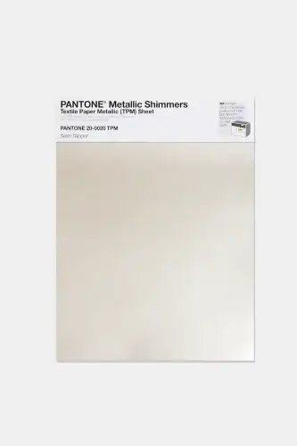 Artikelbild des Artikels “PANTONE® METALLIC SHIMMERS SHEET 20-0020 TPM Satin Slipper “