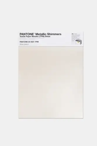 Artikelbild des Artikels “PANTONE® METALLIC SHIMMERS SHEET 20-0021 TPM Silver-plated “