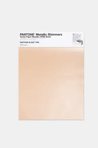 Artikelbild des Artikels “PANTONE® METALLIC SHIMMERS SHEET 20-0027 TPM Gold Leaf “