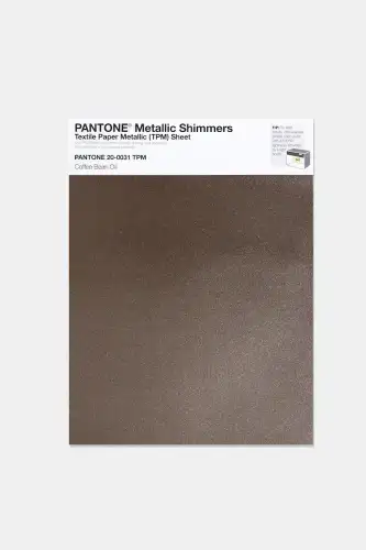 Artikelbild des Artikels “PANTONE® METALLIC SHIMMERS SHEET 20-0031 TPM Coffee Bean Oil “