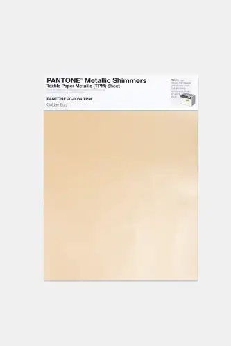 Artikelbild des Artikels “PANTONE® METALLIC SHIMMERS SHEET 20-0034 TPM Golden Egg “