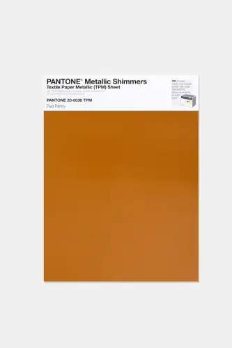 Artikelbild des Artikels “PANTONE® METALLIC SHIMMERS SHEET 20-0036 TPM Two Penny “