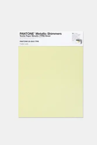 Artikelbild des Artikels “PANTONE® METALLIC SHIMMERS SHEET 20-0043 TPM Faded Jade “