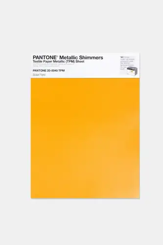 Artikelbild des Artikels “PANTONE® METALLIC SHIMMERS SHEET 20-0049 TPM Solar Flare “