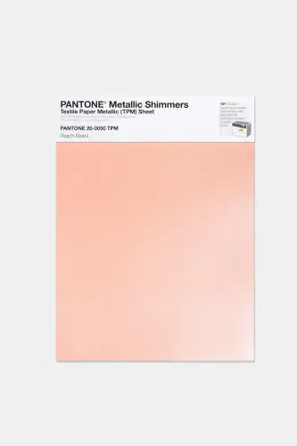 Artikelbild des Artikels “PANTONE® METALLIC SHIMMERS SHEET 20-0050 TPM Peach Bellini “