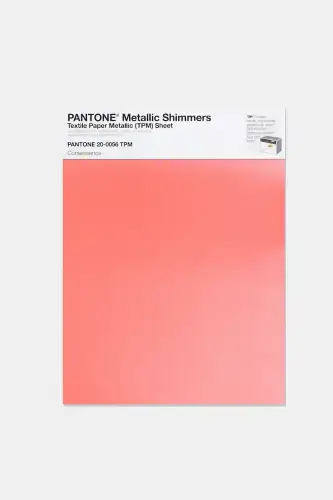 Artikelbild des Artikels “PANTONE® METALLIC SHIMMERS SHEET 20-0056 TPM Coralessence “