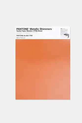 Artikelbild des Artikels “PANTONE® METALLIC SHIMMERS SHEET 20-0057 TPM Siena Treasure “