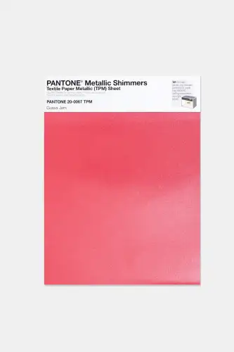 Artikelbild des Artikels “PANTONE® METALLIC SHIMMERS SHEET 20-0067 TPM Guava Jam “