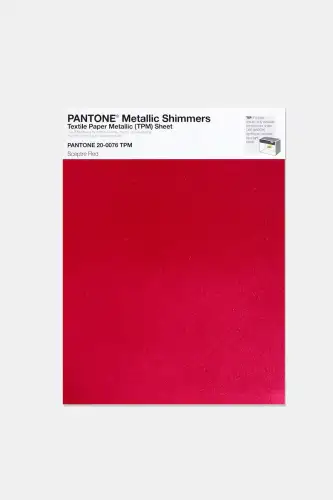 Artikelbild des Artikels “PANTONE® METALLIC SHIMMERS SHEET 20-0076 TPM Sceptre Red “