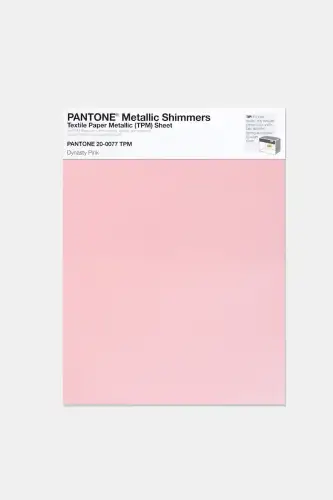 Artikelbild des Artikels “PANTONE® METALLIC SHIMMERS SHEET 20-0077 TPM Dynasty Pink “