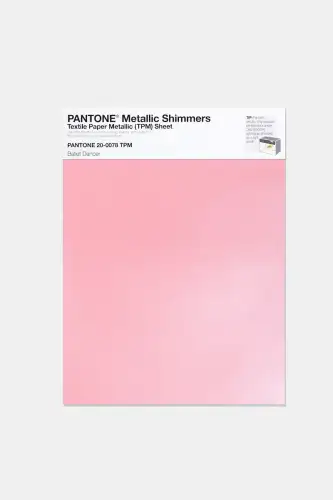 Artikelbild des Artikels “PANTONE® METALLIC SHIMMERS SHEET 20-0078 TPM Ballet Dancer “
