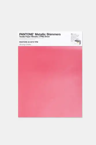 Artikelbild des Artikels “PANTONE® METALLIC SHIMMERS SHEET 20-0079 TPM Glowing Cheeks “