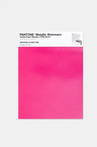 Artikelbild des Artikels “PANTONE® METALLIC SHIMMERS SHEET 20-0080 TPM Pucker Up Pink “