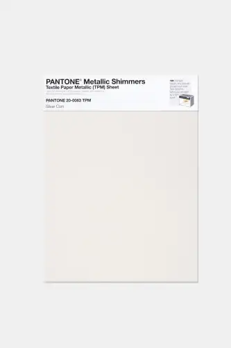Artikelbild des Artikels “PANTONE® METALLIC SHIMMERS SHEET 20-0083 TPM Silver Coin “