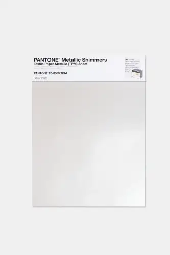 Artikelbild des Artikels “PANTONE® METALLIC SHIMMERS SHEET 20-0089 TPM Silver Plate “