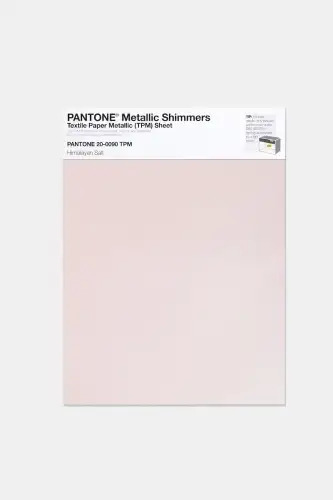 Artikelbild des Artikels “PANTONE® METALLIC SHIMMERS SHEET 20-0090 TPM Himalayan Salt “