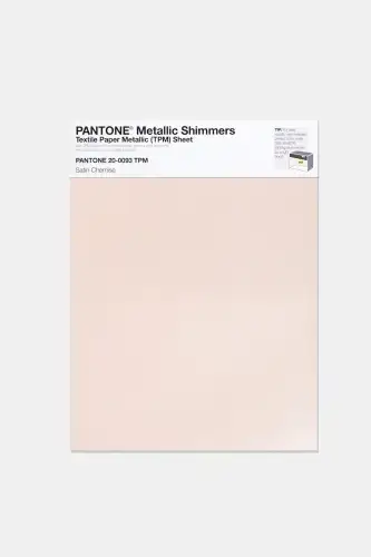 Artikelbild des Artikels “PANTONE® METALLIC SHIMMERS SHEET 20-0093 TPM Satin Chemise “