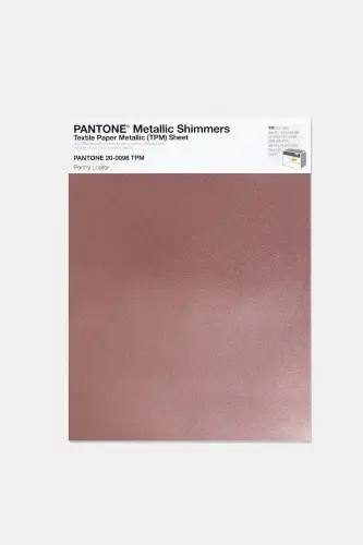 Artikelbild des Artikels “PANTONE® METALLIC SHIMMERS SHEET 20-0098 TPM Penny Loafer “