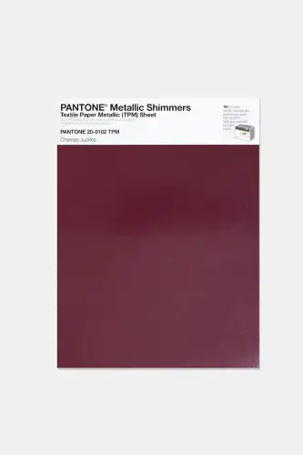 Artikelbild des Artikels “PANTONE® METALLIC SHIMMERS SHEET 20-0102 TPM Cherries Jubilee “