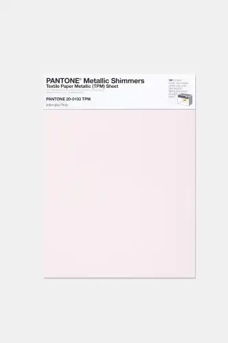 Artikelbild des Artikels “PANTONE® METALLIC SHIMMERS SHEET 20-0103 TPM Intimate Pink “