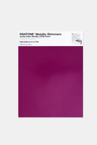 Artikelbild des Artikels “PANTONE® METALLIC SHIMMERS SHEET 20-0113 TPM Glistening Grape “