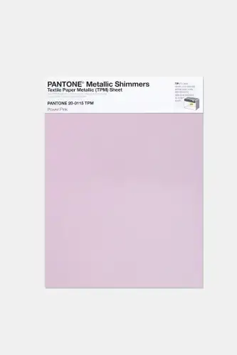 Artikelbild des Artikels “PANTONE® METALLIC SHIMMERS SHEET 20-0115 TPM Power Pink “