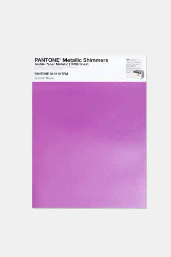 Artikelbild des Artikels “PANTONE® METALLIC SHIMMERS SHEET 20-0118 TPM Scottish Thistle “