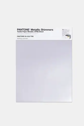 Artikelbild des Artikels “PANTONE® METALLIC SHIMMERS SHEET 20-0126 TPM Sterling Lavender “