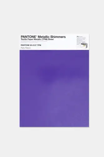 Artikelbild des Artikels “PANTONE® METALLIC SHIMMERS SHEET 20-0127 TPM Part Ribbon “