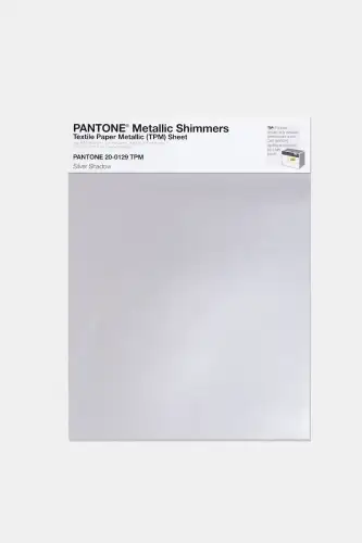 Artikelbild des Artikels “PANTONE® METALLIC SHIMMERS SHEET 20-0129 TPM Silver shadow “