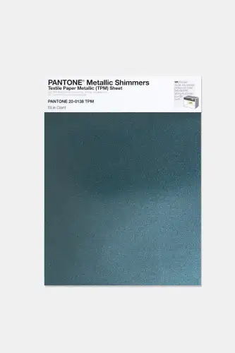 Artikelbild des Artikels “PANTONE® METALLIC SHIMMERS SHEET 20-0138 TPM Blue Giant “