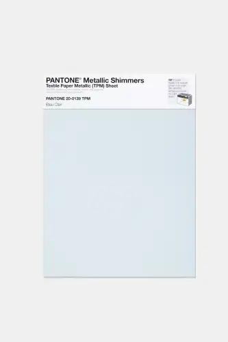 Artikelbild des Artikels “PANTONE® METALLIC SHIMMERS SHEET 20-0139 TPM Bleu Clair “