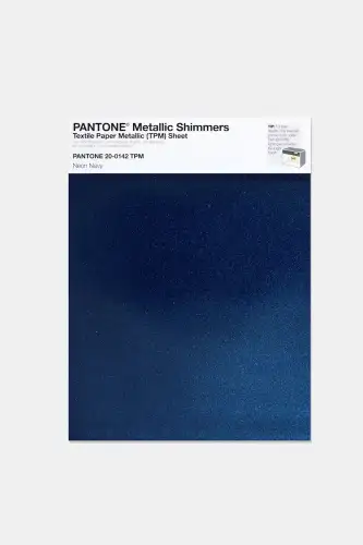 Artikelbild des Artikels “PANTONE® METALLIC SHIMMERS SHEET 20-0142 TPM Neon Navy “