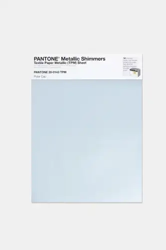 Artikelbild des Artikels “PANTONE® METALLIC SHIMMERS SHEET 20-0143 TPM Polar Cap “