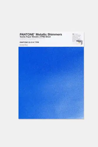 Artikelbild des Artikels “PANTONE® METALLIC SHIMMERS SHEET 20-0147 TPM Diode Blue “