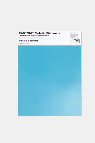 Artikelbild des Artikels “PANTONE® METALLIC SHIMMERS SHEET 20-0149 TPM Relucent Blue “