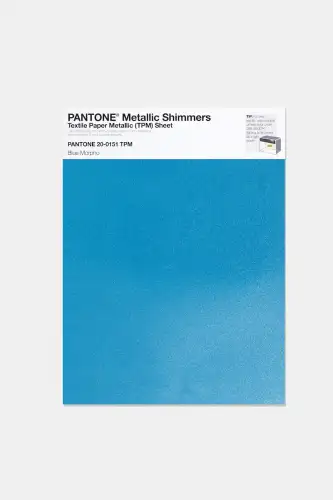 Artikelbild des Artikels “PANTONE® METALLIC SHIMMERS SHEET 20-0151 TPM Blue Morpho “