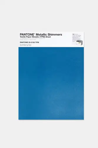Artikelbild des Artikels “PANTONE® METALLIC SHIMMERS SHEET 20-0156 TPM Scintillating Sea “