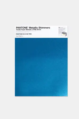 Artikelbild des Artikels “PANTONE® METALLIC SHIMMERS SHEET 20-0158 TPM Azul Marino “