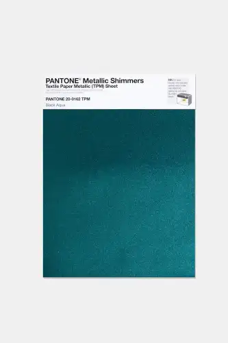 Artikelbild des Artikels “PANTONE® METALLIC SHIMMERS SHEET 20-0162 TPM Black Aqua “