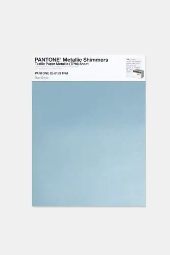 Artikelbild des Artikels “PANTONE® METALLIC SHIMMERS SHEET 20-0163 TPM Blue Snow “