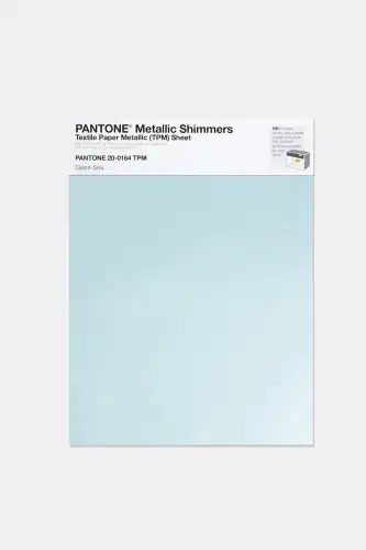 Artikelbild des Artikels “PANTONE® METALLIC SHIMMERS SHEET 20-0164 TPM Glass-Sea “