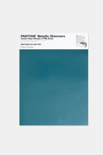 Artikelbild des Artikels “PANTONE® METALLIC SHIMMERS SHEET 20-0168 TPM Rustic Turquoise “