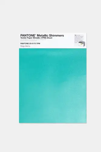 Artikelbild des Artikels “PANTONE® METALLIC SHIMMERS SHEET 20-0170 TPM Mega Marine “