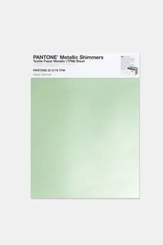 Artikelbild des Artikels “PANTONE® METALLIC SHIMMERS SHEET 20-0176 TPM Green Glimmer “