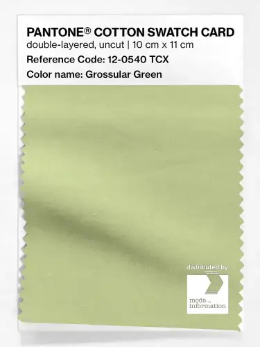 Artikelbild des Artikels “PANTONE® COTTON SWATCH CARD 12-0540 TCX Grossular Green “