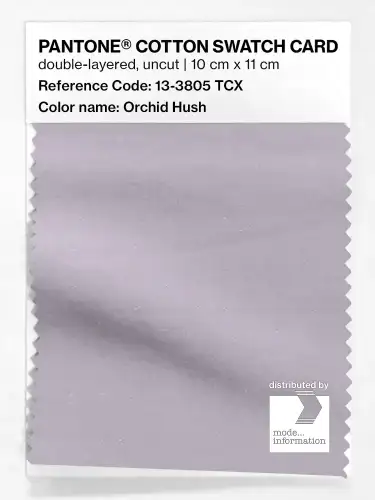 PANTONE® COTTON SWATCH CARD 13-3805 TCX Orchid Hush