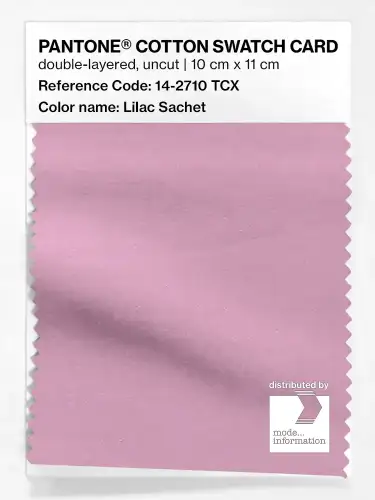 PANTONE® COTTON SWATCH CARD 14-2710 TCX Lilac Sachet